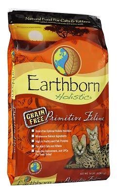 Earthborn Holistic Natural Grain-Free Dry Cat Food - Turkey, 14 lb