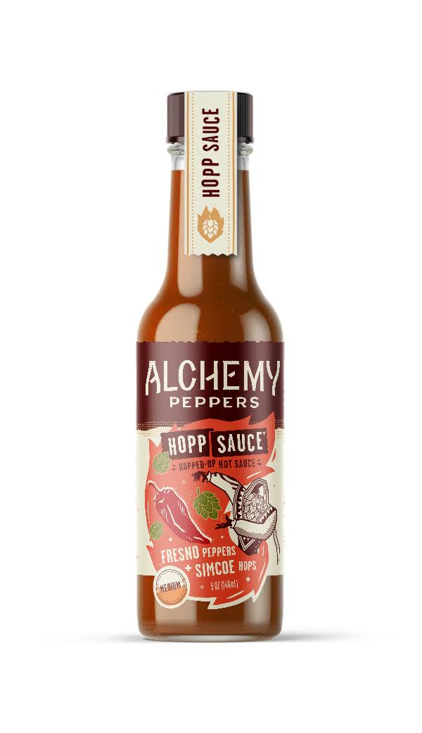 Alchemy Peppers Hopp Sauce: Fresno Peppers + Simcoe Hops