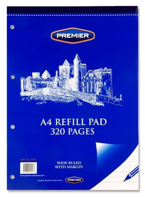 Premier A4 Refill Pad - 320 Pages