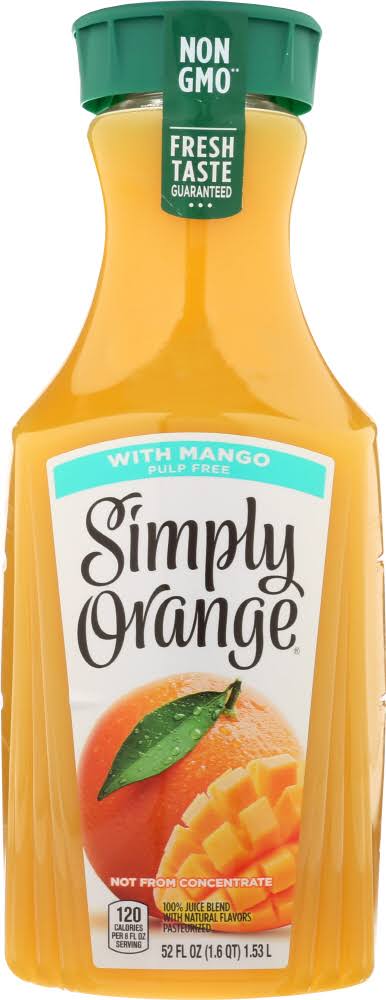 Simply Orange Juice - Orage and Mango, 59oz