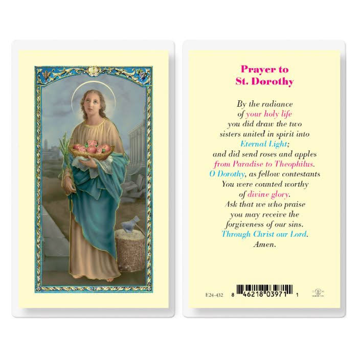 Saint Daniel Laminated Holy Card