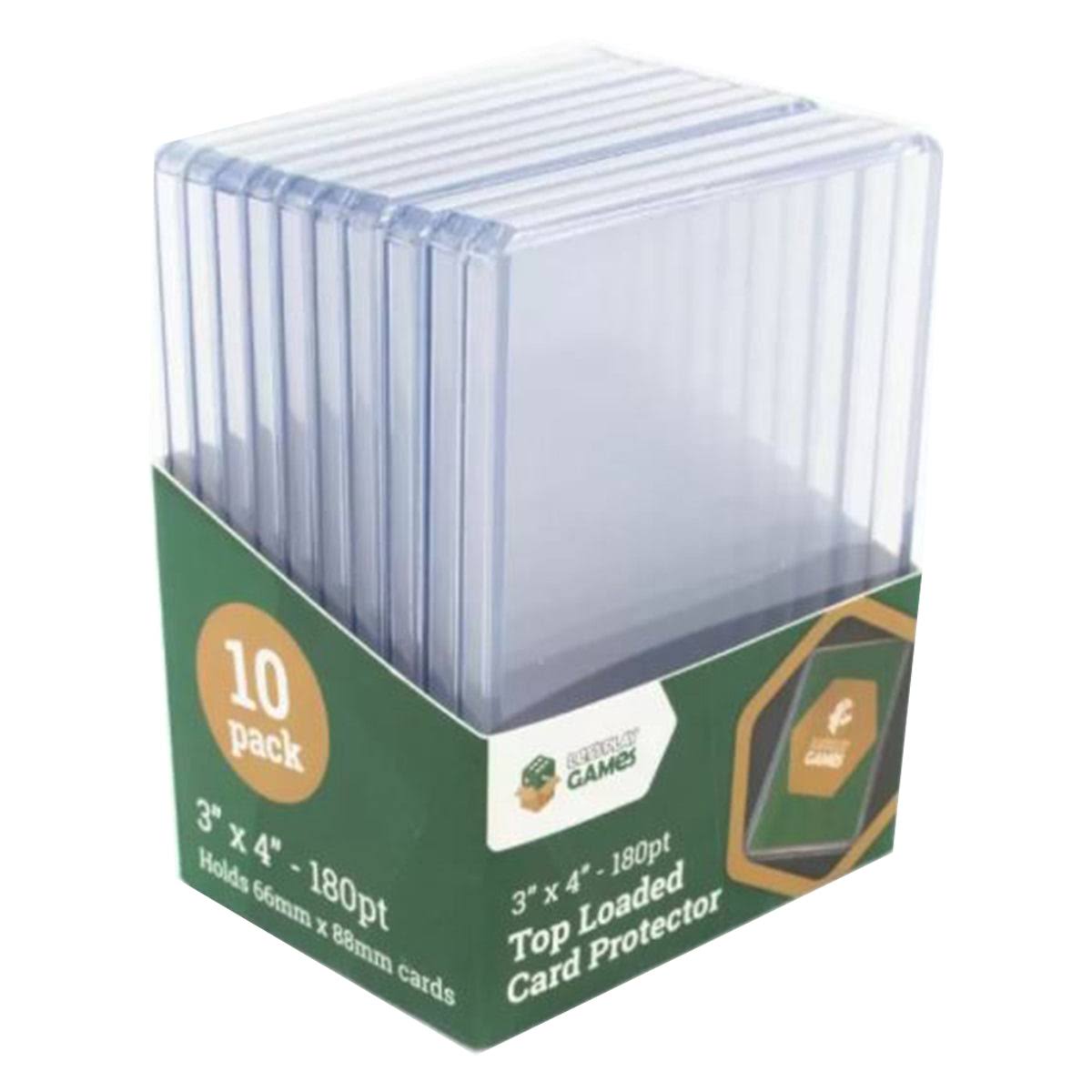 LPG Top Loaded Card Protector 3"x4" 180pt (10) | Ozzie Collectables