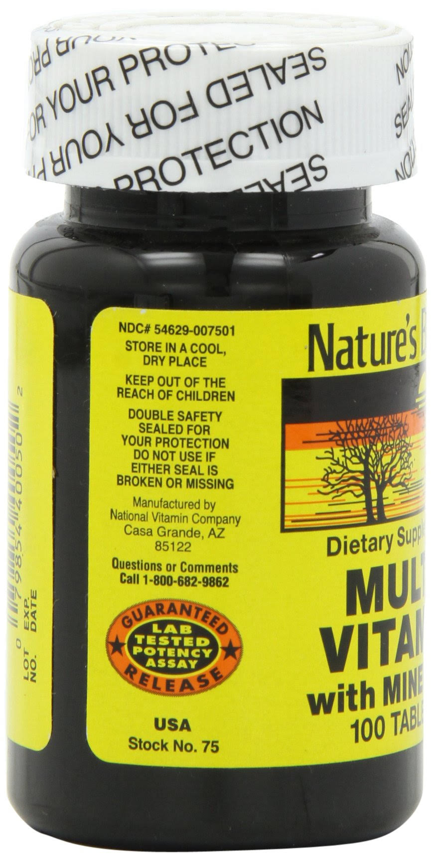 Nature's Blend Multi Vitamin with Minerals - 100ct