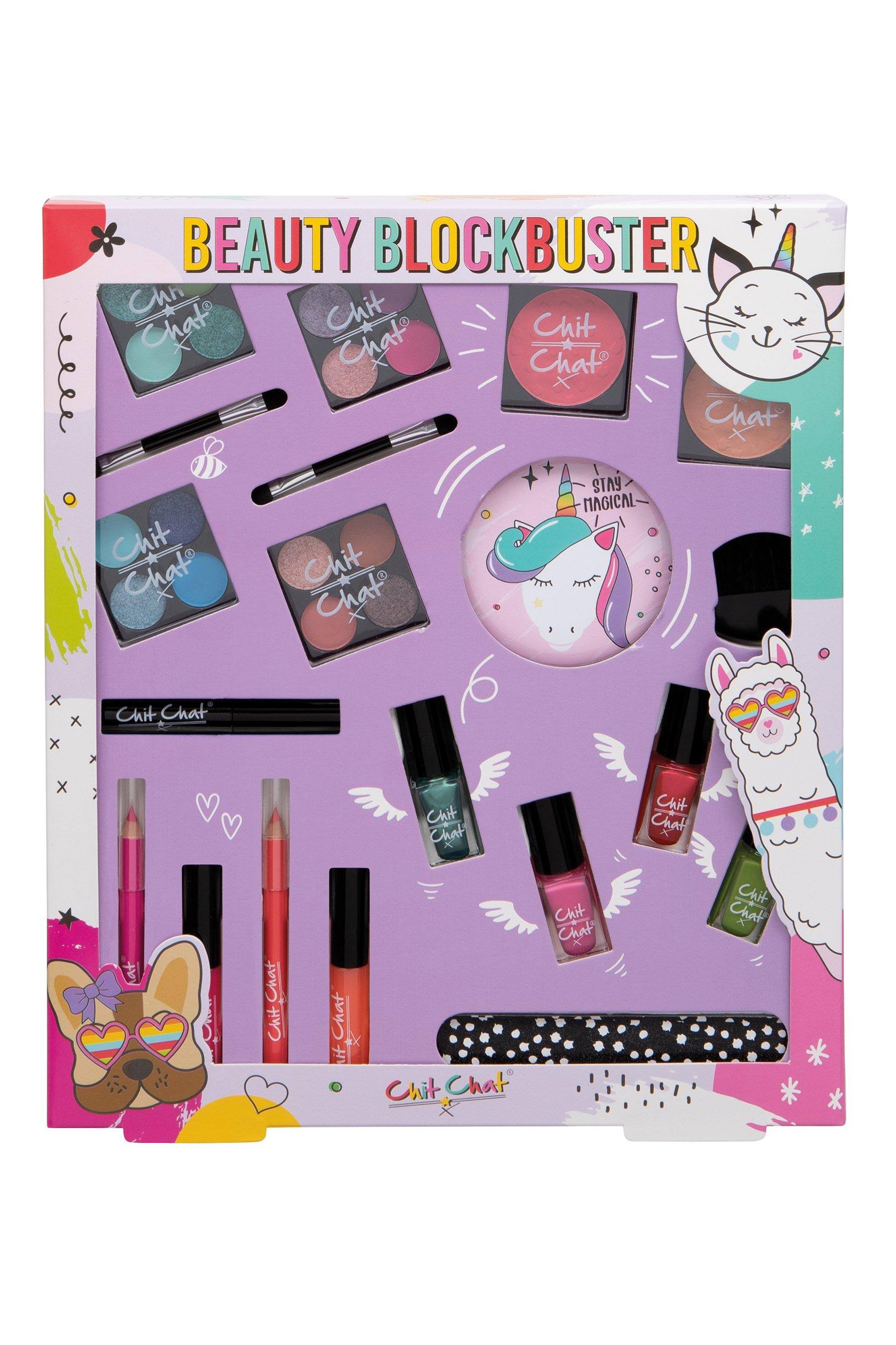 Chit Chat Beauty Blockbuster Box Eyes Lips & Nails Make-Up Girls Gift Set