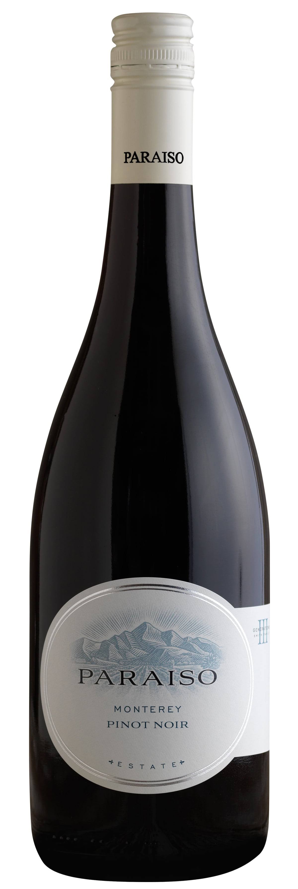Paraiso Vineyards Pinot Noir 2015 Red Wine from California - 750ml