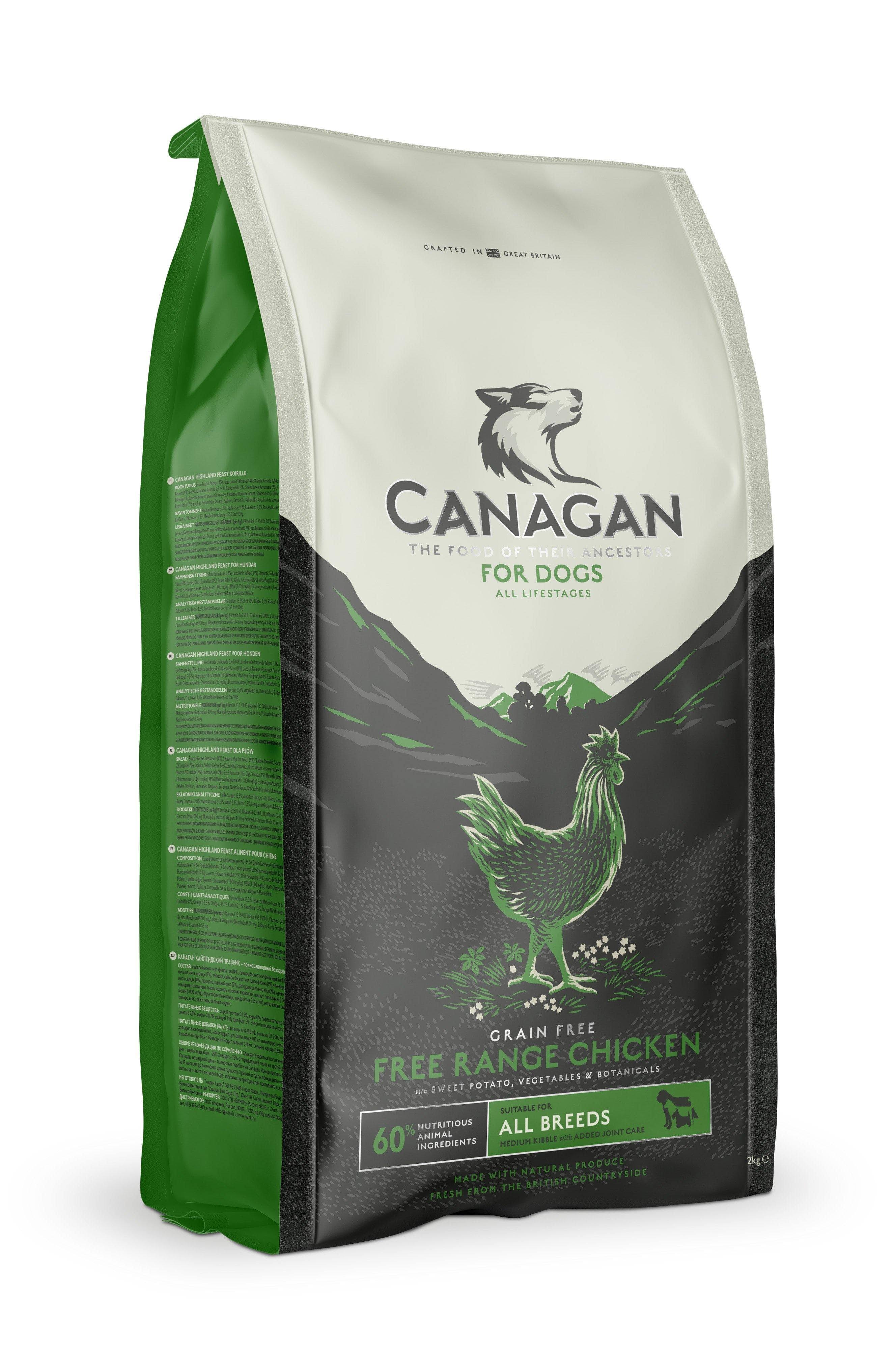 Canagan Free-Run Chicken Dog Dry Food, 2kg / 2kg