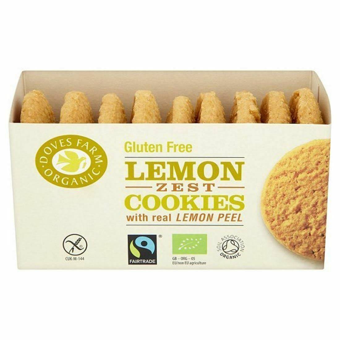 Doves Farm Gluten Free Organic Lemon Zest Cookies - 150g