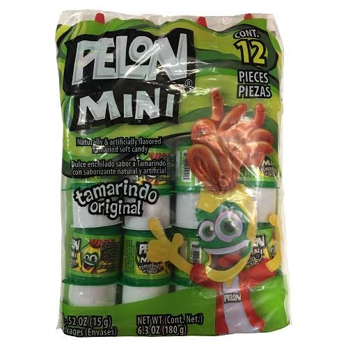 Pelon Mini Original Tamarind Soft Candy - .52oz, 12ct