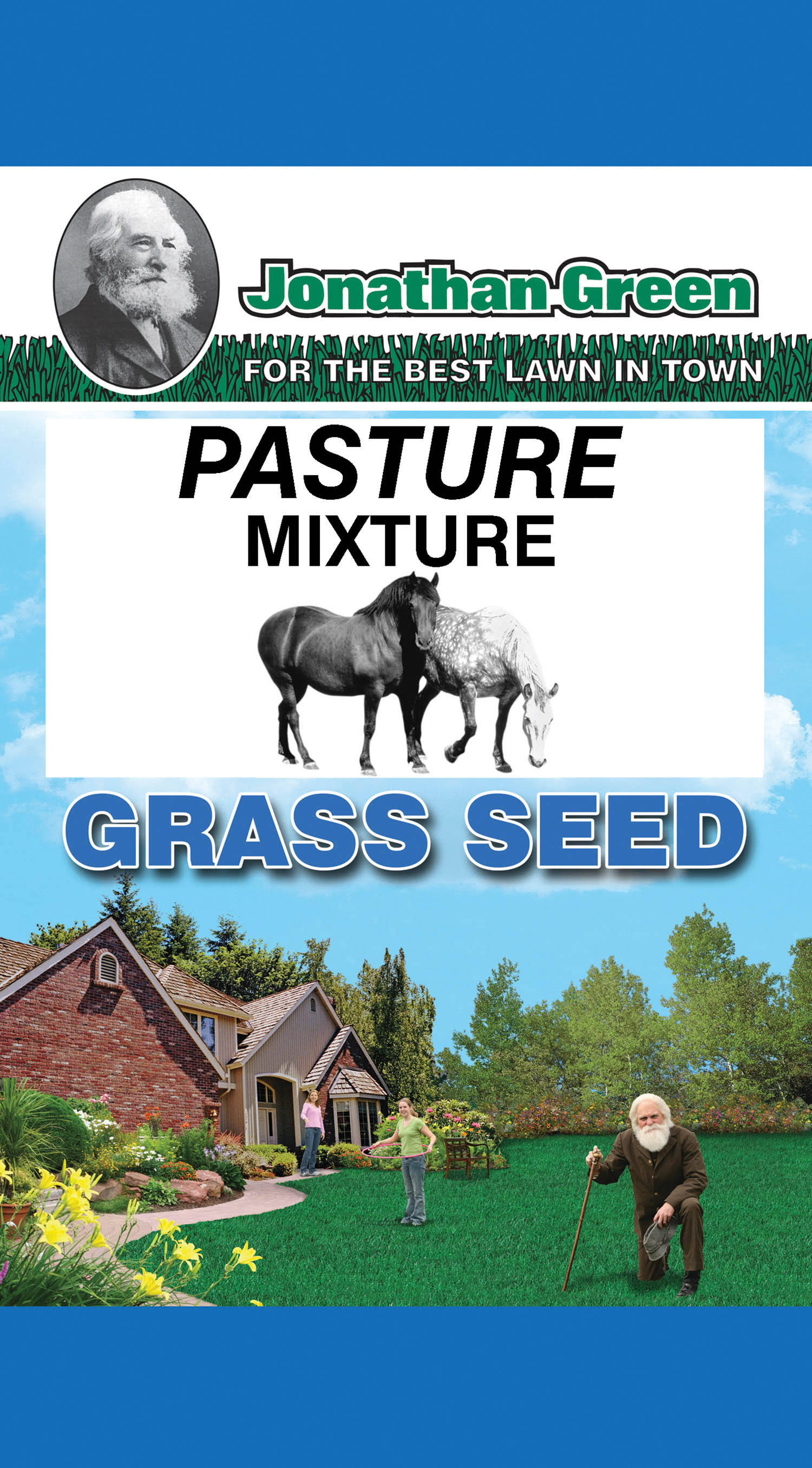 Jonathan Green Pasture Mix Grass Seed 50-Pound