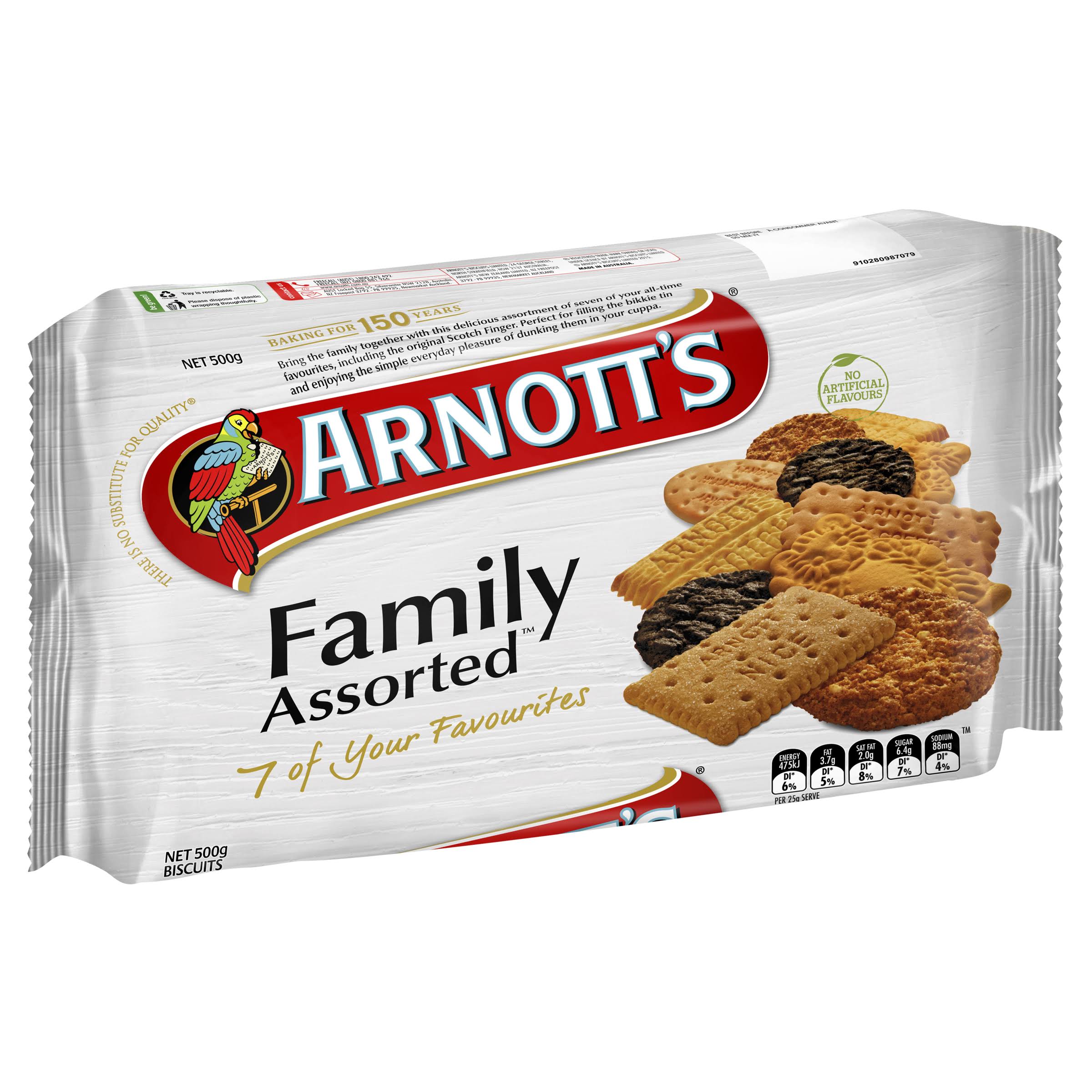 Arnotts Family Assorted 500g