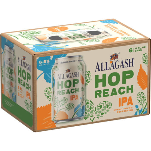Allagash Brewing Company Hop Reach IPA in Can - 12 oz (India Pale Ale)