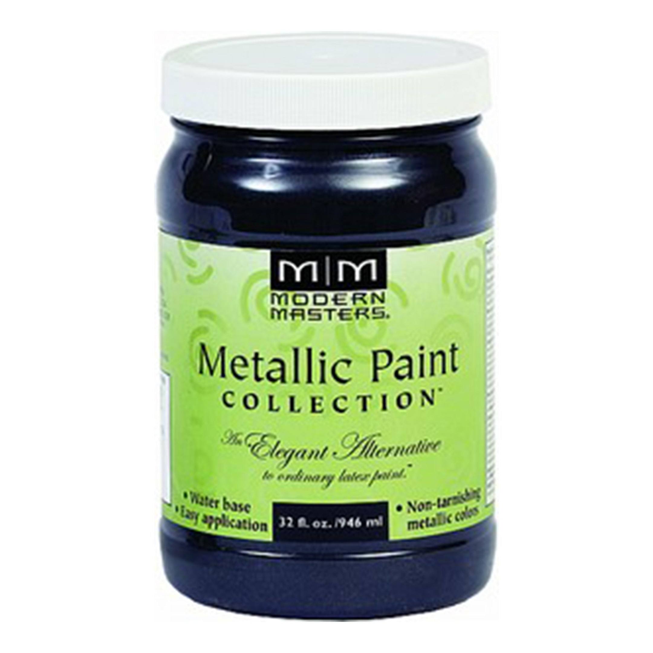 Modern Masters Metallic Paint - Black Pearl, 946ml