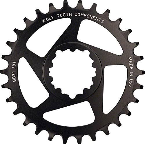 Wolf Tooth Direct Mount Chainring - 28T, Black