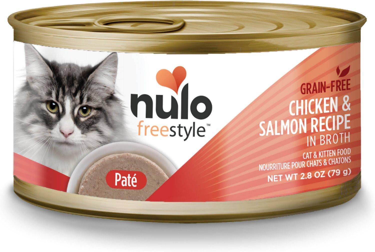 Nulo Freestyle Cat Pate Grain Free Chicken Salmon 2.8oz