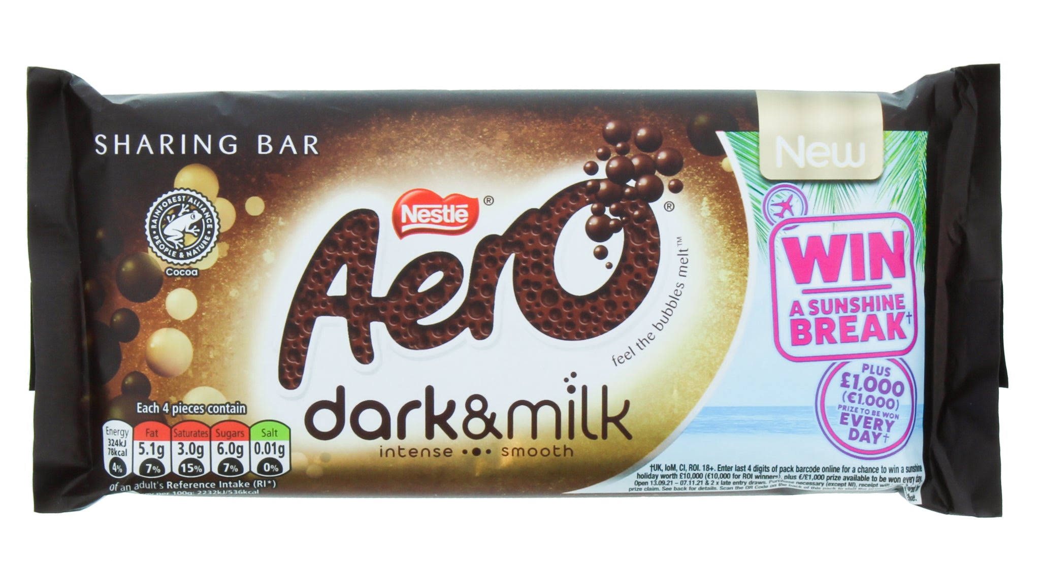 Aero 90g Dark & Milk Chocolate Block - 30/06/2022 - BBE