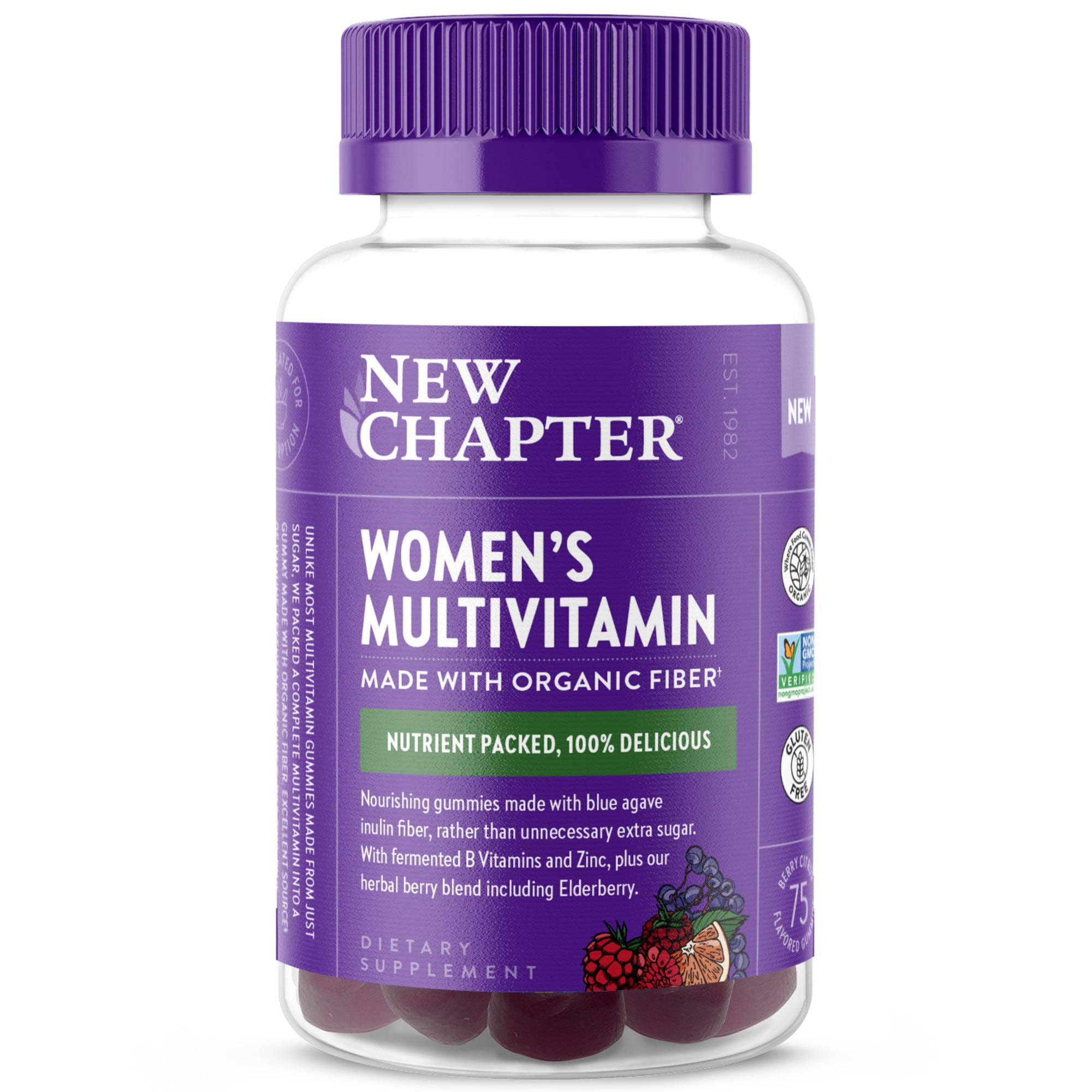 New Chapter Women's Multivitamin Gummies - Berry-Citrus - 75 Gummies