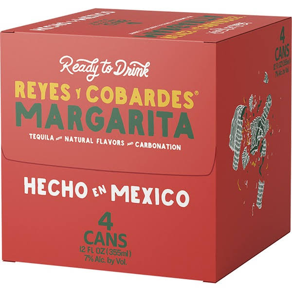 Reyes Y Cobardes Sparkling Canned Margarita 4pk