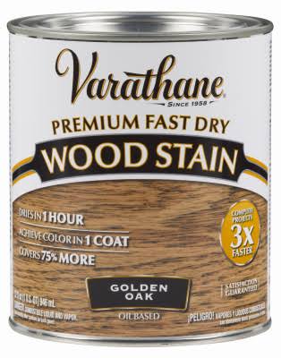 Varathane 262003 Premium Fast Dry Wood Stain - Golden Oak, 32oz