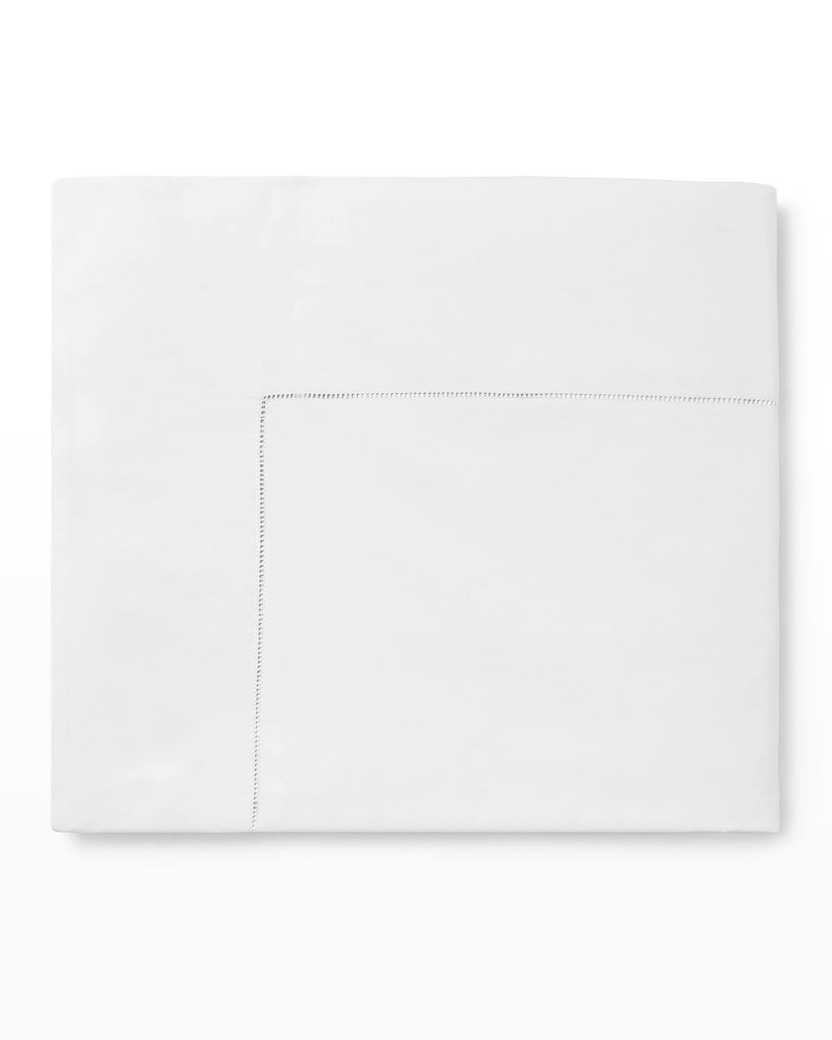 Sferra Celeste Flat Sheet Full/Queen / White