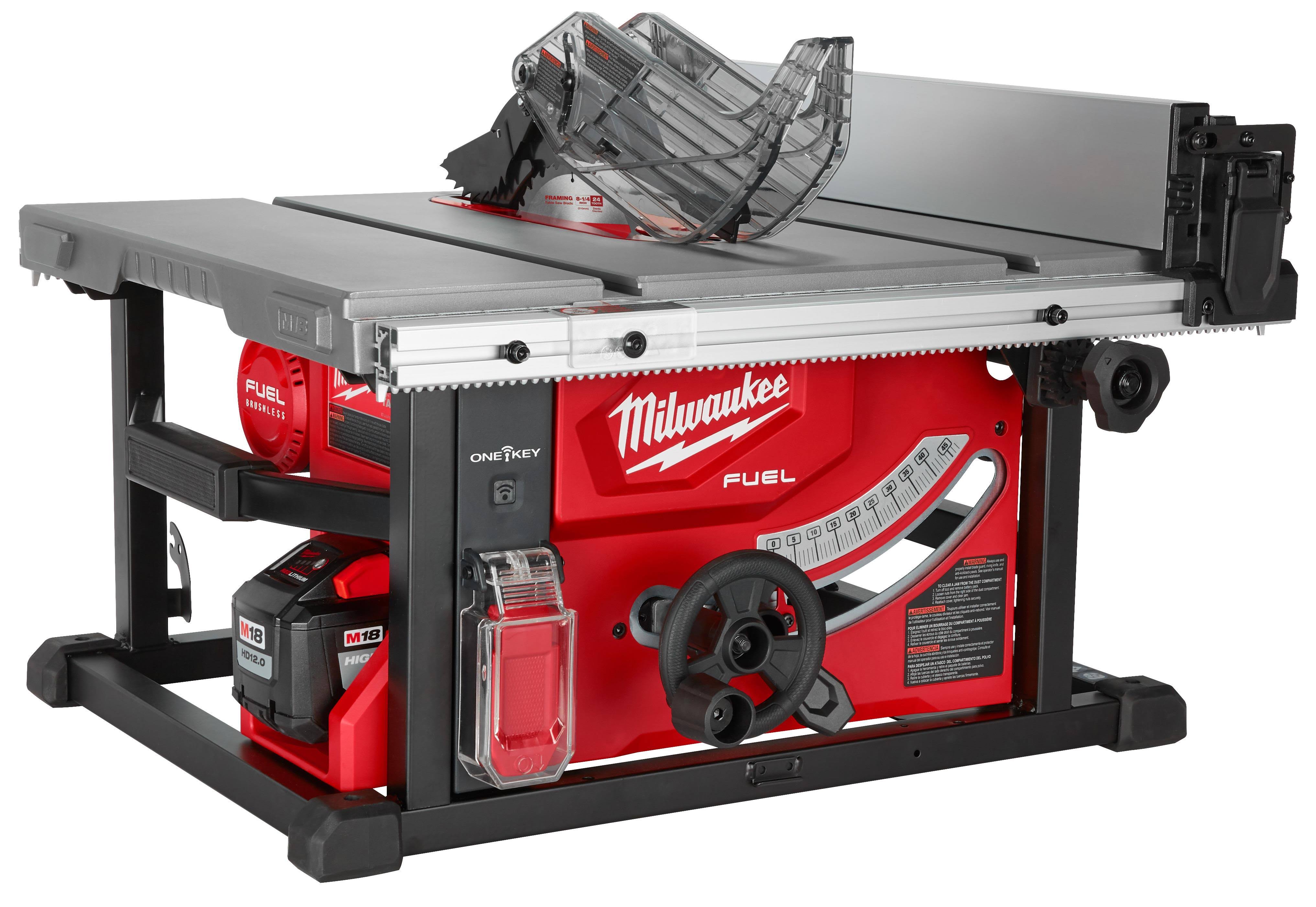 Milwaukee 2736-21HD M18 Fuel Table Saw Kit - With One-Key, 8-1/4"