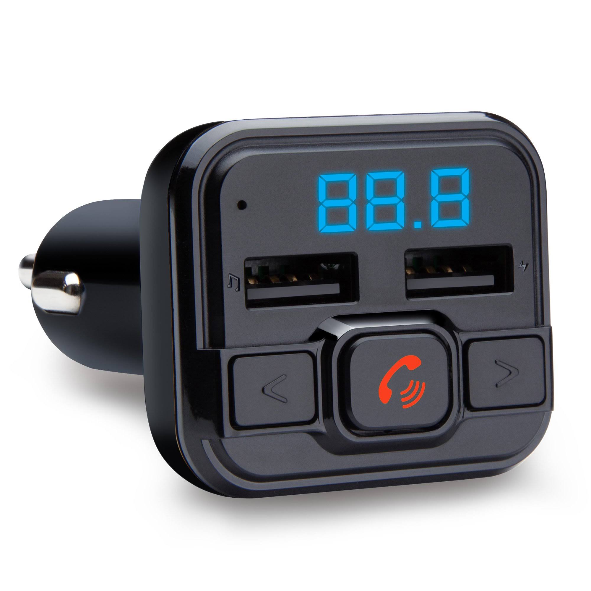 HyperGear IntelliCast FM Transmitter and Car Charger, With Bluetooth