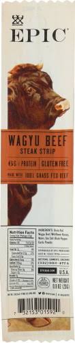 EPIC Snack Strip Wagyu Beef Steak 0.8 oz.