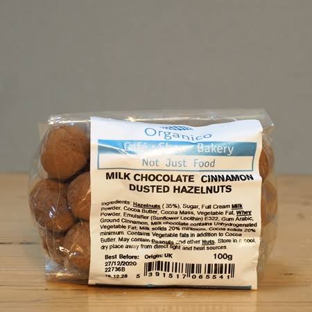 Evergreen Chocolate Cinnamon Dusted Hazelnuts