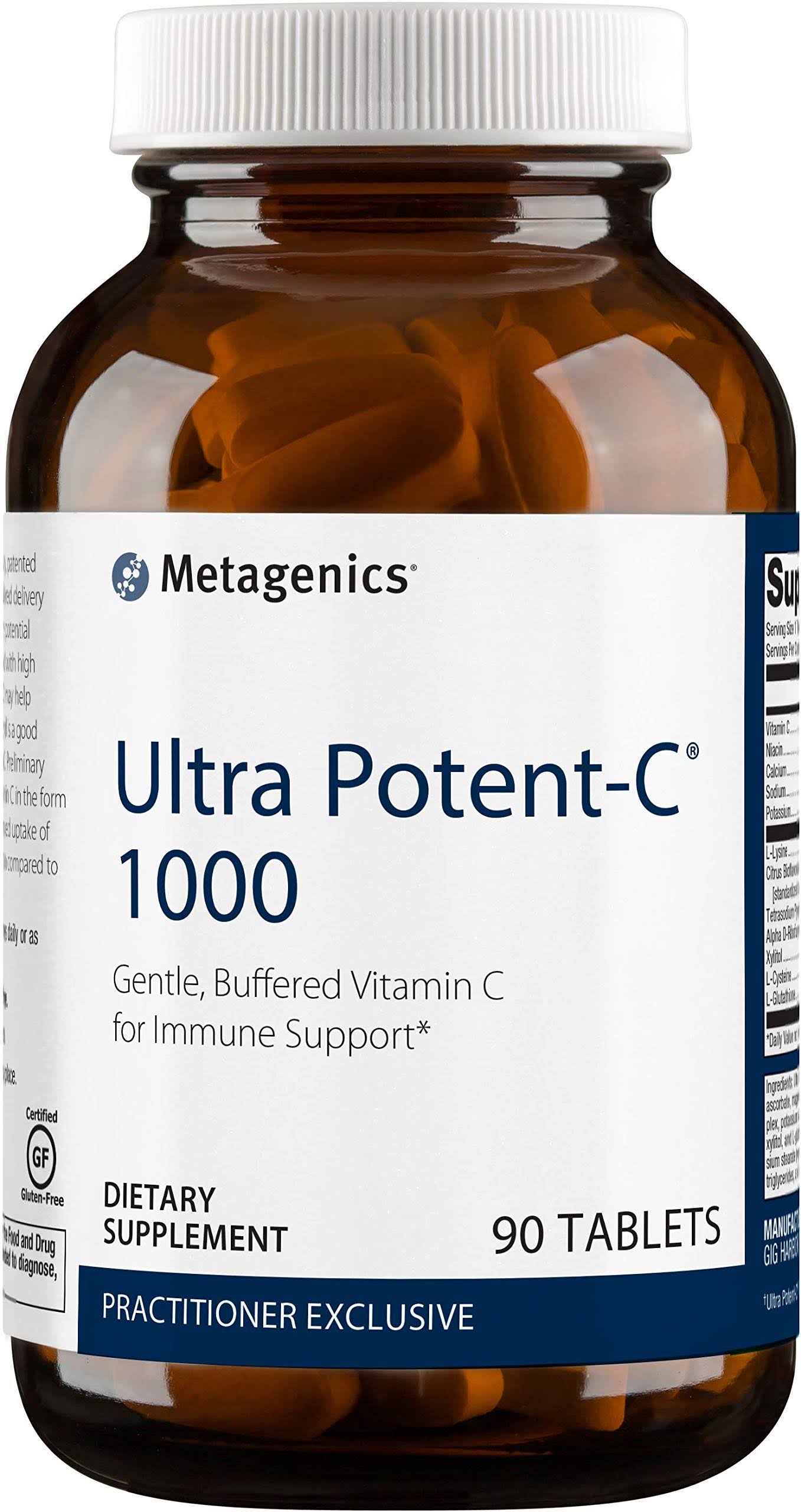 Metagenics Ultra Potent C-1000 Supplement - 90 Tablets