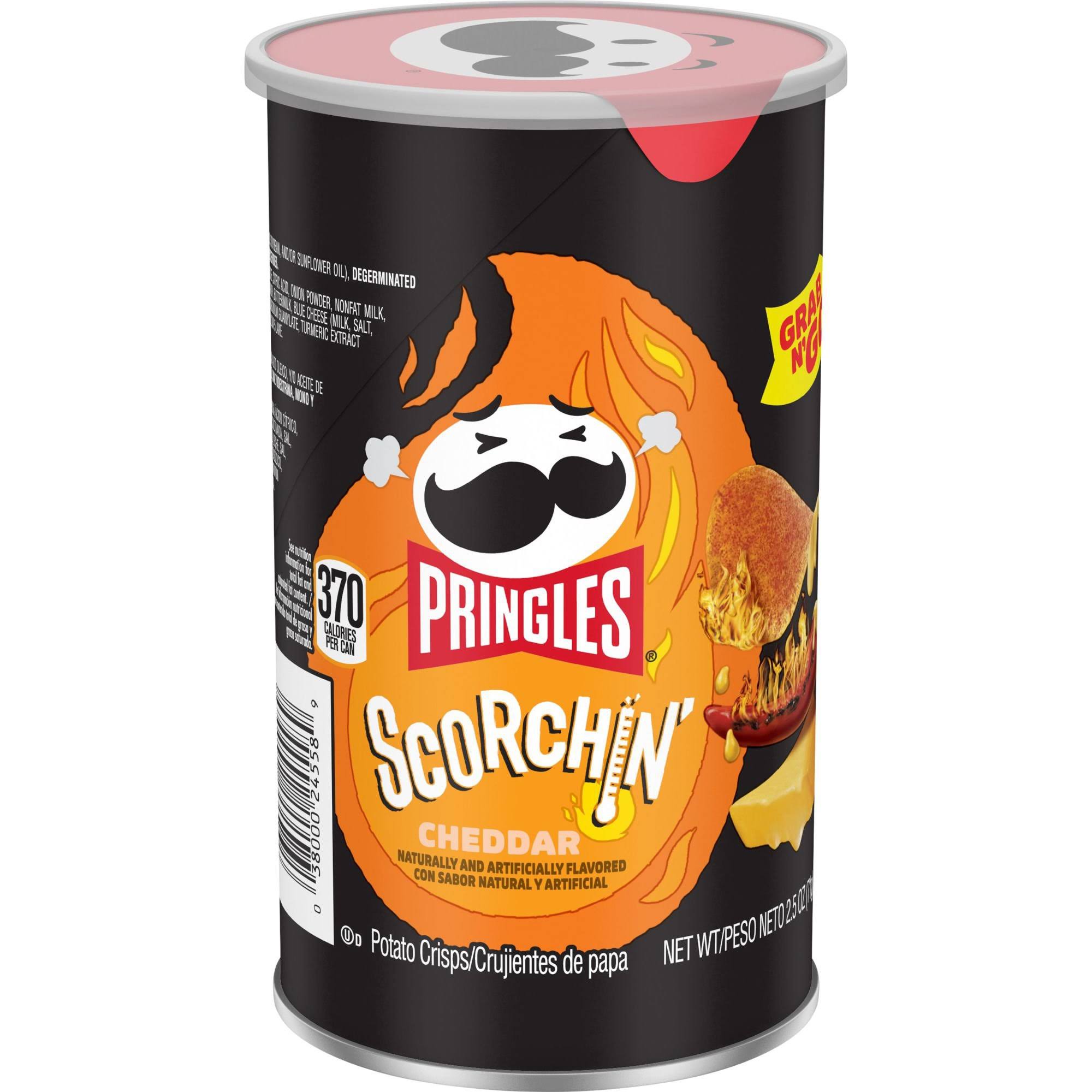 Pringles Scorchin' Cheddar Grab and Go 71g