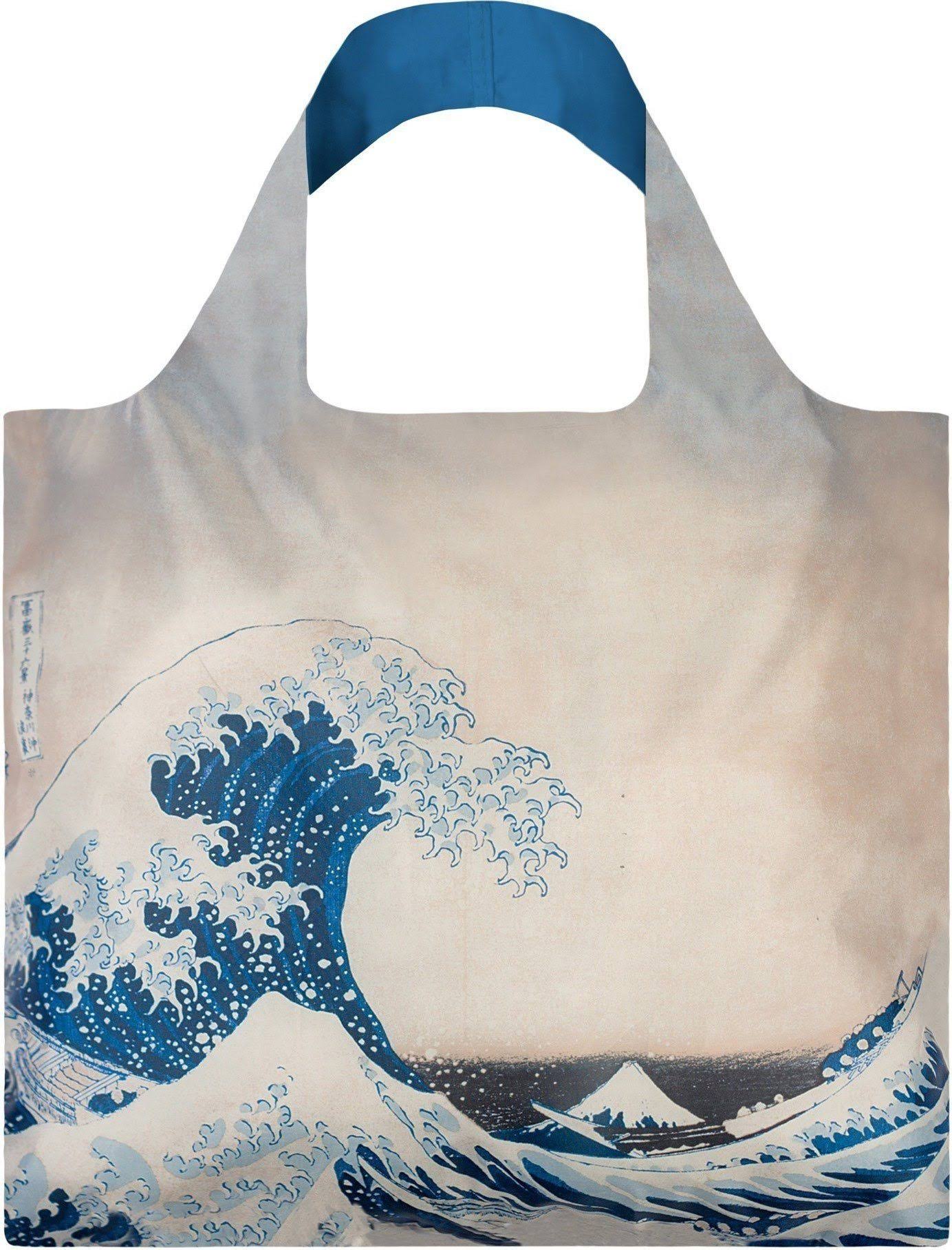 Loqi Museum Hokusai The Great Wave Reusable Shopping Bag