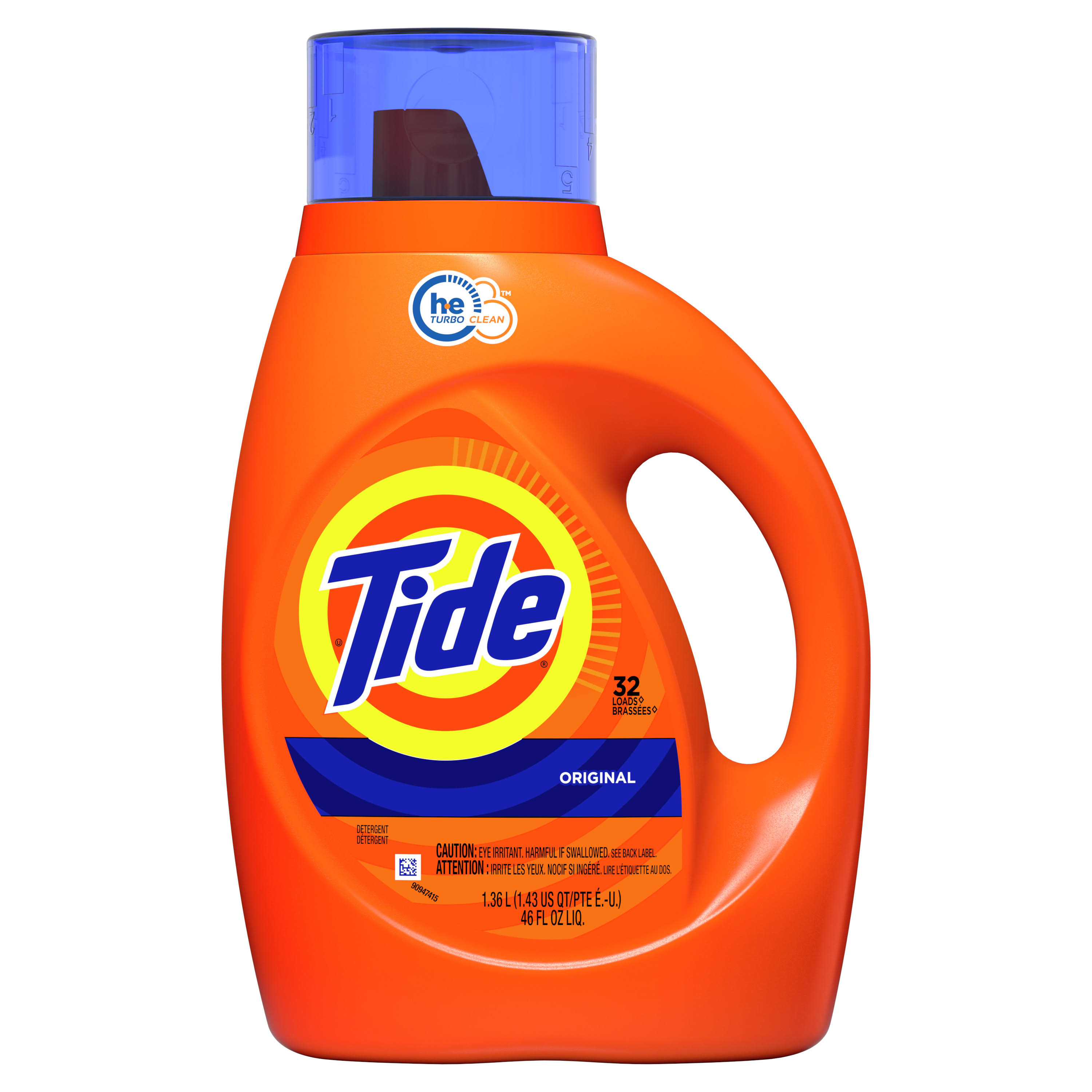 Tide Detergent, Original - 1.36 l (1.43 qt) 46 fl oz