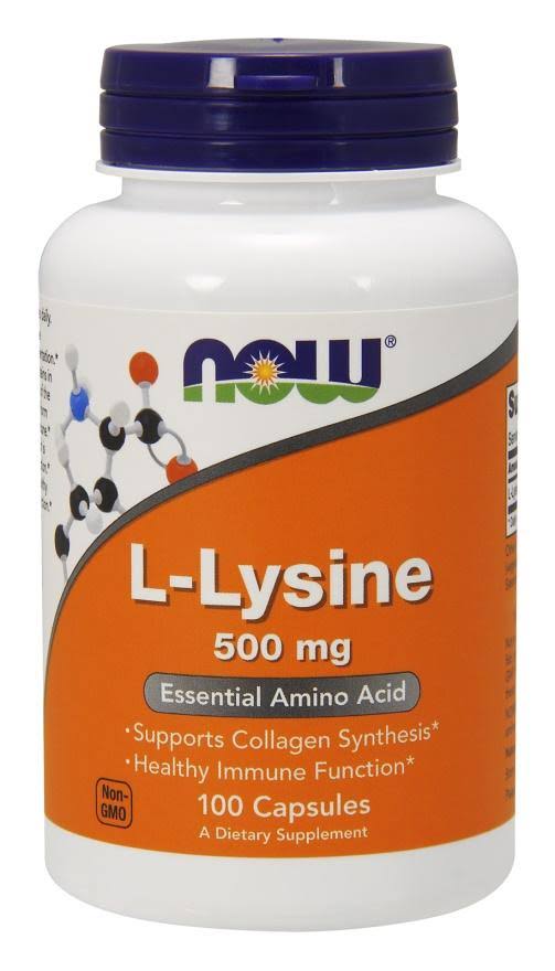 Now Foods L-Lysine - 500mg, 100 Tablets