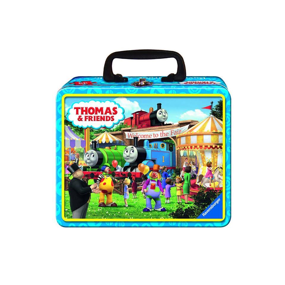 Thomas and Friends Puzzle in a Lunch Box Tin - Fair Bound, 35pcs