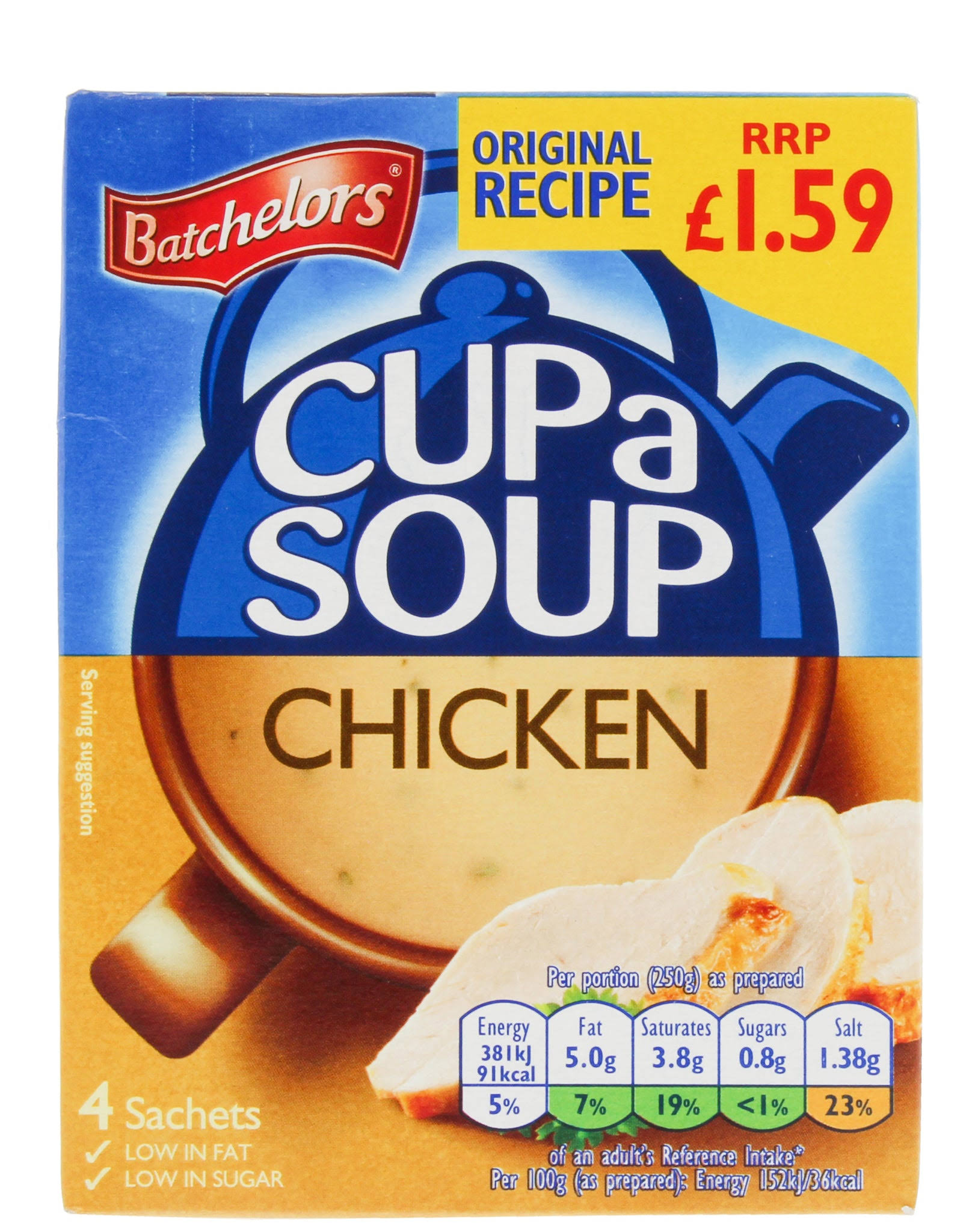 Batchelors Cup A Soup - Chicken, 81g, 4 Sachets
