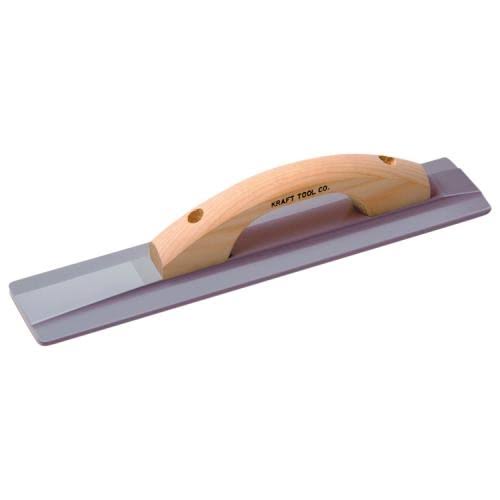 Kraft Tool Magnesium Hand Float with Wood Handle - 14in x 3-1/4in