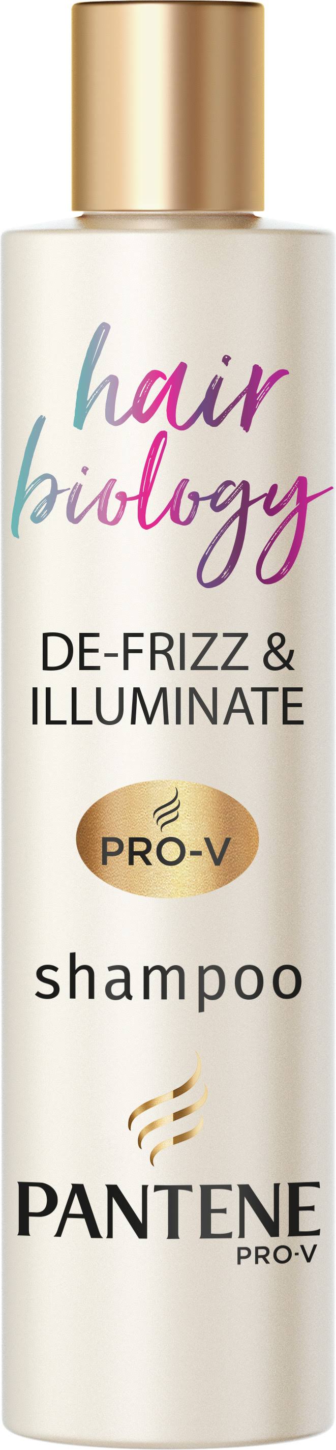 Pantene Hair Biology Shampoo De-Frizz & Illuminate 250ml