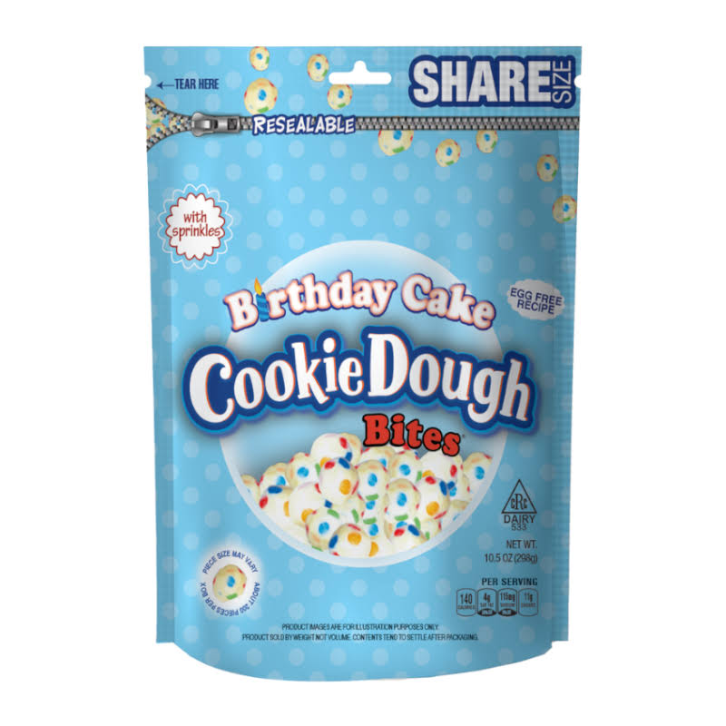 Birthday Cake Cookie Dough Bites - 10.5oz (298g)