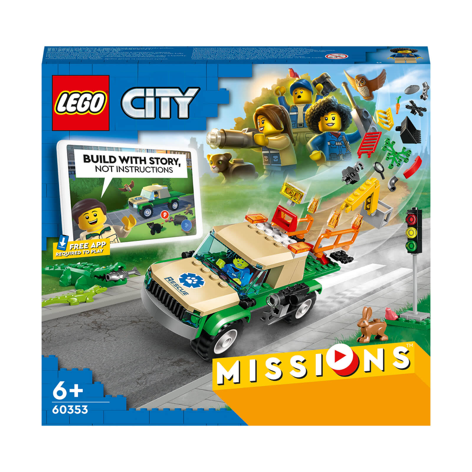 LEGO 60353 City Wild Animal Rescue Missions Playset