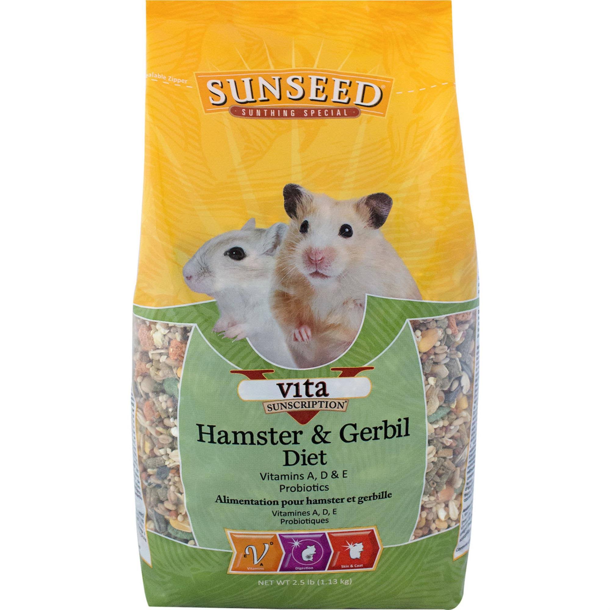 Sunseed Vita Hamster & Gerbil Food 2.5Lb