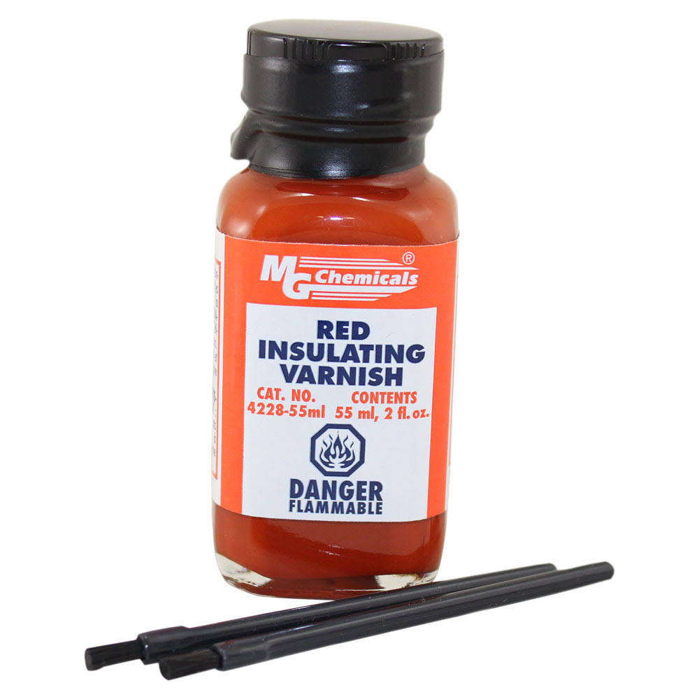 MG Chemicals 4228 55ML Insulating Varnish - Red, 55ml