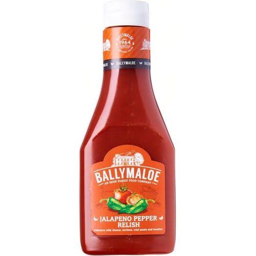 Ballymaloe Jalapeno Pepper Relish Squeezy Bottle 325g Original Irish Recipe