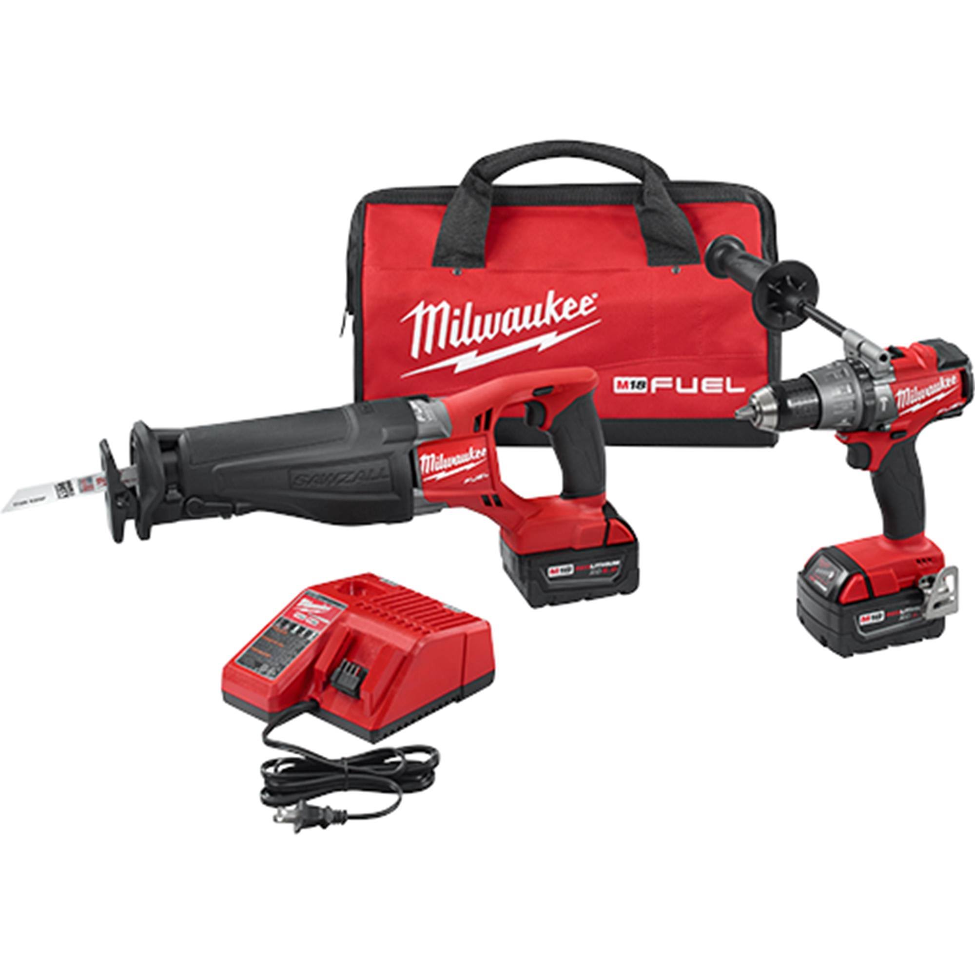 Milwaukee 2894-22 M18 Fuel Cordless 2-Tool Combo Kit