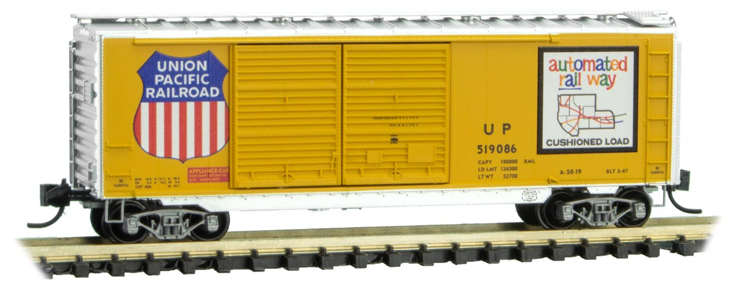 Union Pacific 40' Standard Double Door Boxcar #519086