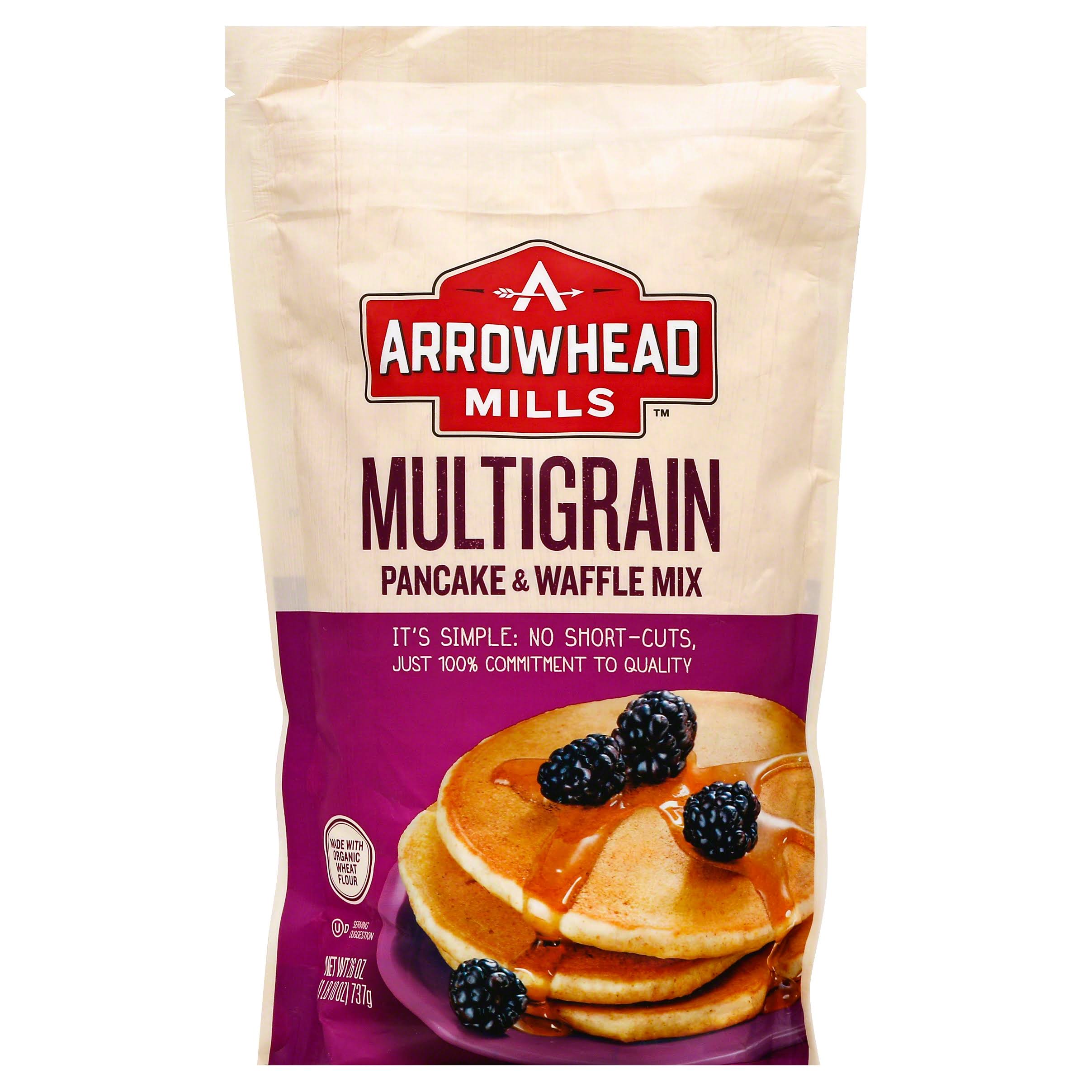 Arrowhead Mills Pancake and Waffle Mix - Multigrain, 26oz