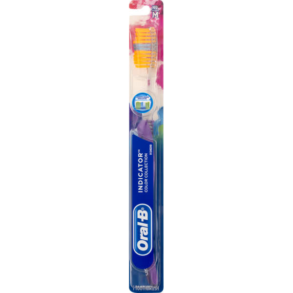 Oral-B Contour Clean Indicator Toothbrush - Medium
