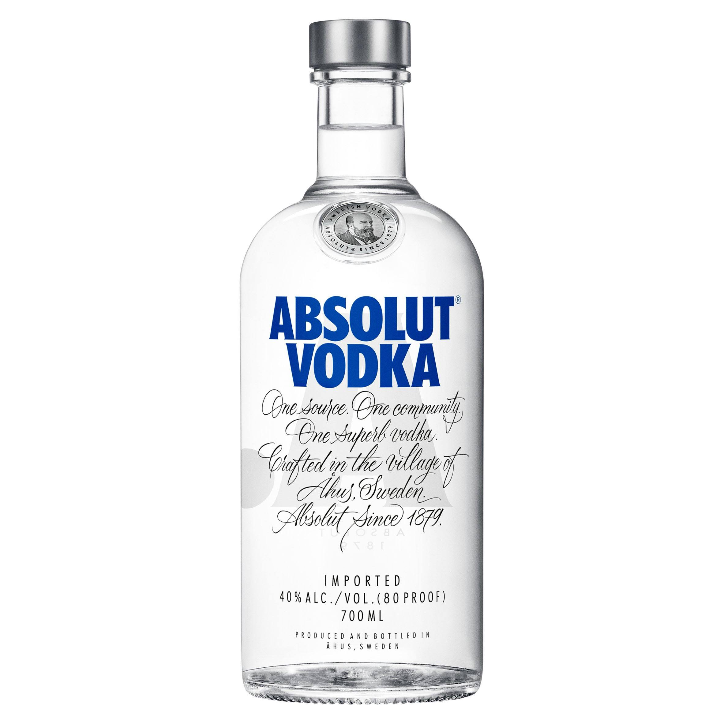 Absolut Original Swedish Vodka - 700ml