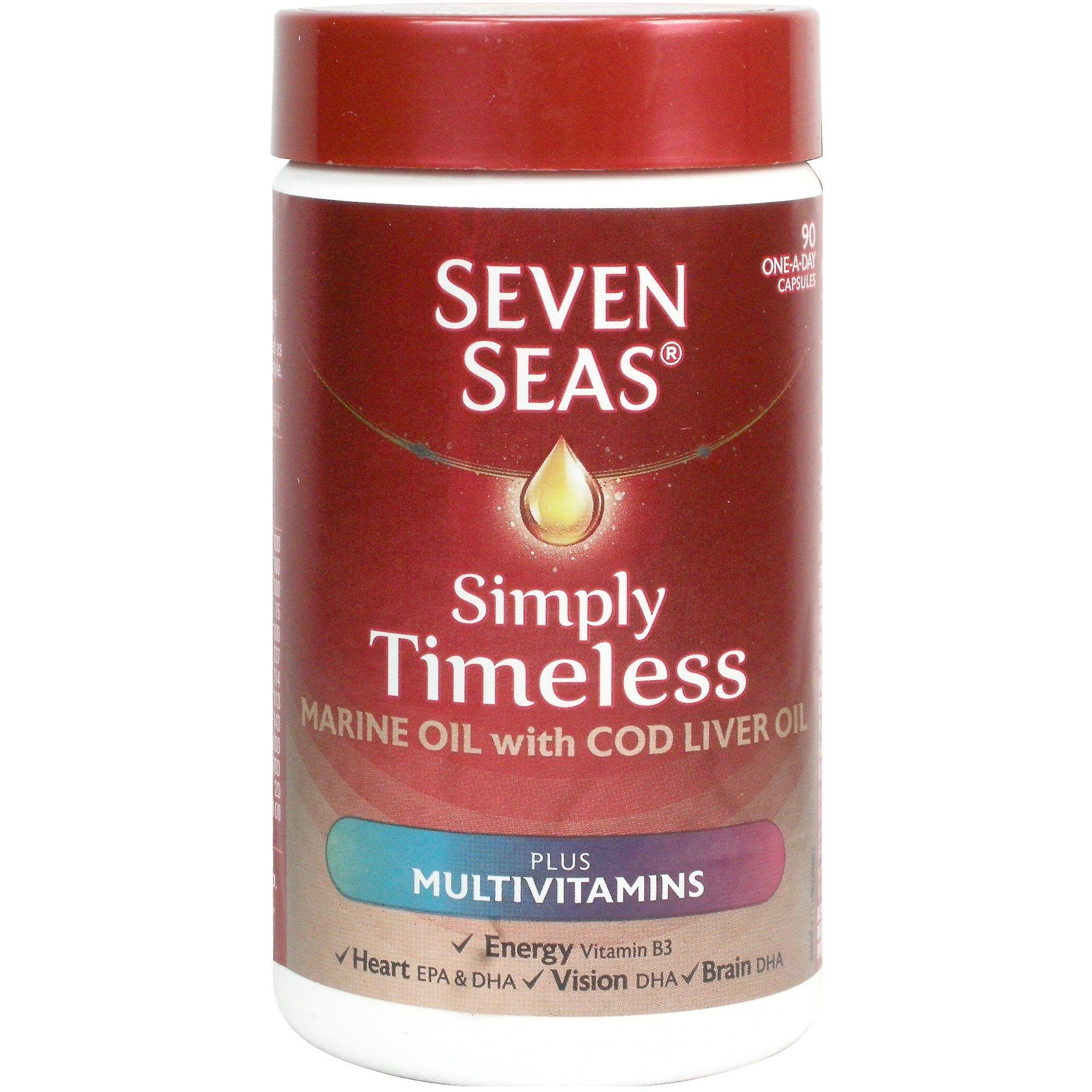 Seven Seas Simply Timeless Omega-3 Supplement - 60 Capsules