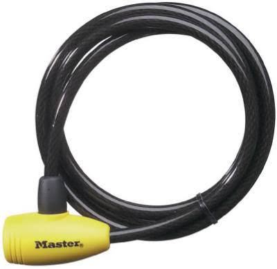Master Lock 8154DPF Keyed Locking Cable - 6' x 3/8"