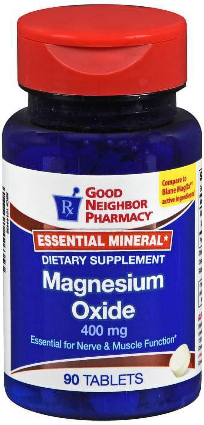 GNP Magnesium Oxide 400mg, 90 Tablets