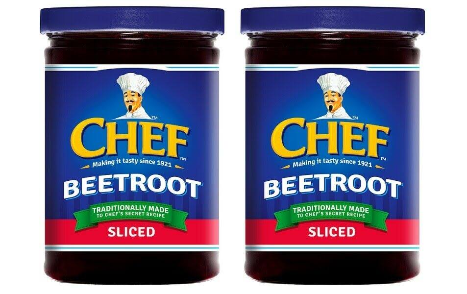 12 x Chef Sliced Beetroot 350gr 350g